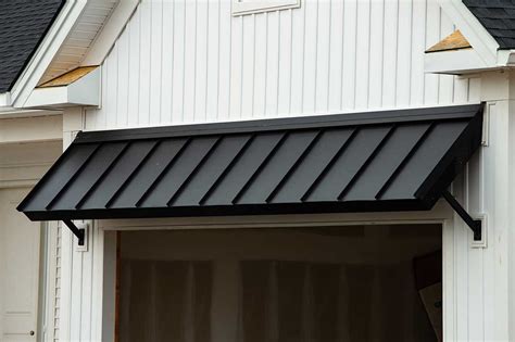 toe in metal patio awning to house|how to install metal awnings.